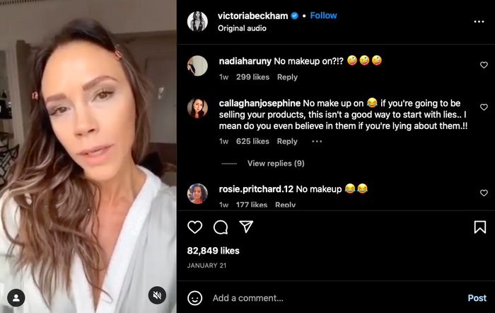 Đang quảng cáo mỹ phẩm, Victoria Beckham bị netizen &quot;hội đồng&quot; vì 1 câu nói dối - Ảnh 4.