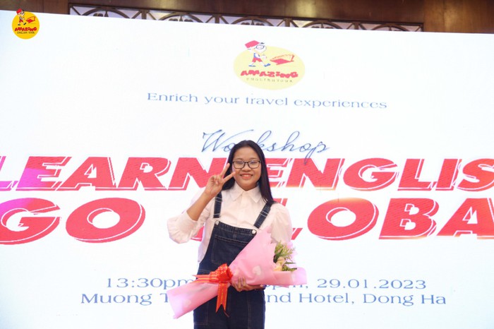 Nữ sinh 14 tuổi ở Quảng Trị đạt Ielts 7.5 ngay lần thi đầu tiên: Tự học tiếng Anh, khởi xướng dự án ý nghĩa với 1000 thành viên - Ảnh 1.
