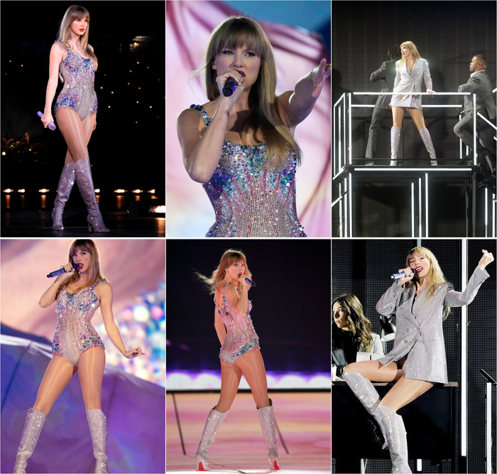 “Rắn chúa” Taylor Swift diện loạt trang phục tái hiện lại hành trình âm nhạc trên sân khấu The Eras Tour - Ảnh 2.