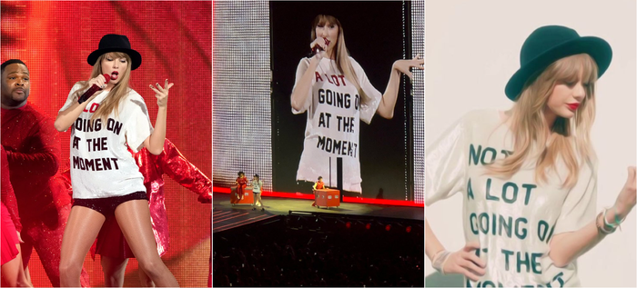“Rắn chúa” Taylor Swift diện loạt trang phục tái hiện lại hành trình âm nhạc trên sân khấu The Eras Tour - Ảnh 8.
