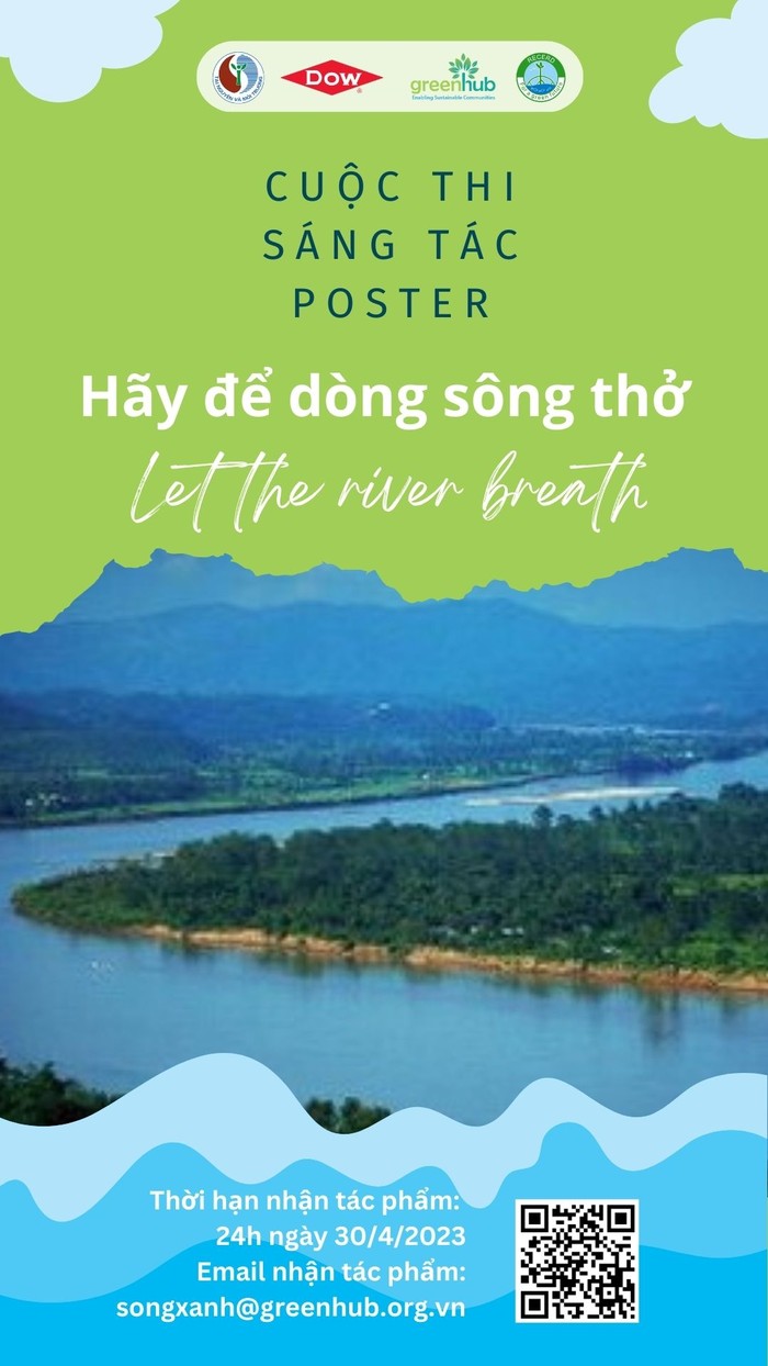 Sáng tác poster để bảo vệ các dòng sông khỏi ô nhiễm - Ảnh 1.