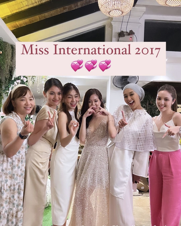 Á hậu Thùy Dung cùng chồng dự đám cưới đối thủ ở Hoa hậu Quốc tế 2017 - Ảnh 3.