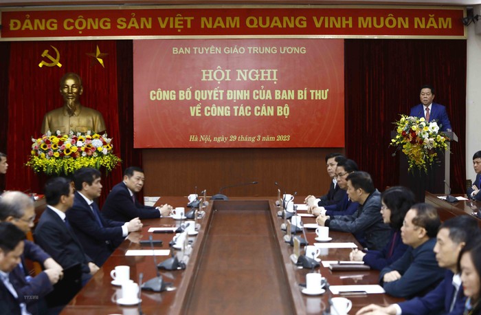 Ông Vũ Thanh Mai giữ chức Phó Trưởng ban Tuyên giáo Trung ương - Ảnh 1.