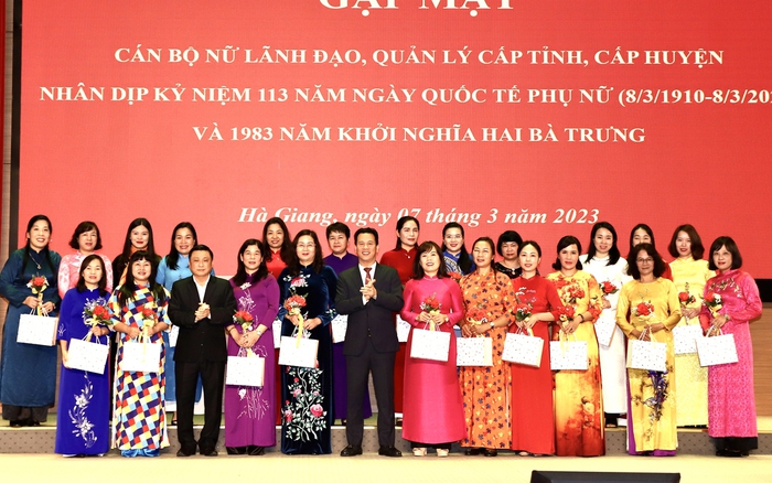 Hà Giang phấn đấu năm 2025, tỷ lệ nữ đạt 16% trở lên diện Ban Thường vụ Tỉnh ủy quản lý