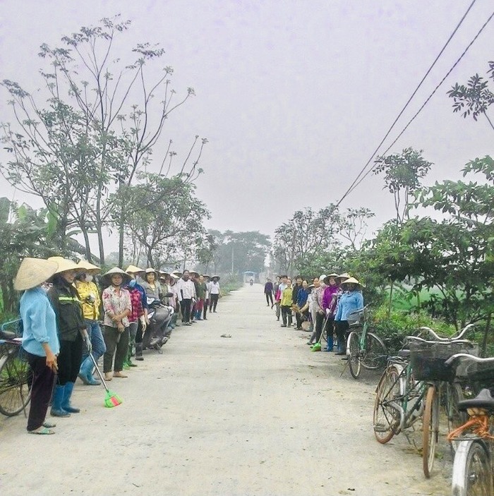 Để làng trên, xóm dưới ở Minh Khai không còn điểm ô nhiễm môi trường  - Ảnh 1.