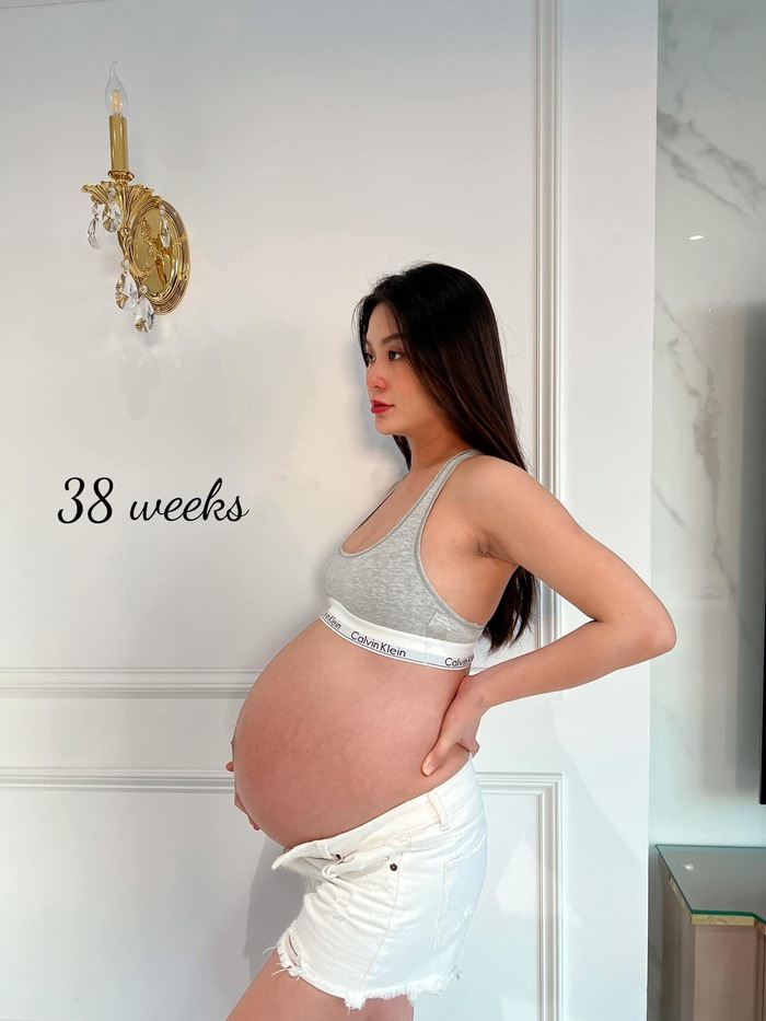 Á hậu Diễm Trang hé lộ hành trình khi mang bầu đến lúc hạ sinh con thứ 2 - Ảnh 2.