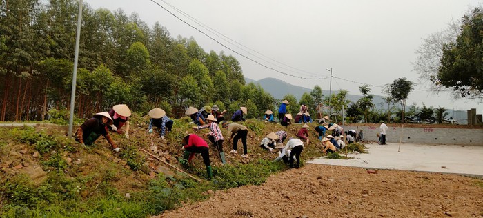 Hội LHPN huyện Lục Nam, Bắc Giang: Trồng mới cây xanh, thi đua xây dựng huyện nông thôn mới - Ảnh 2.