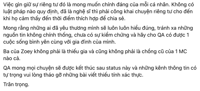 Phạm Quỳnh Anh lên tiếng &quot;cực gắt&quot; về những nghi vấn xung quanh gia thế của bạn trai - Ảnh 2.