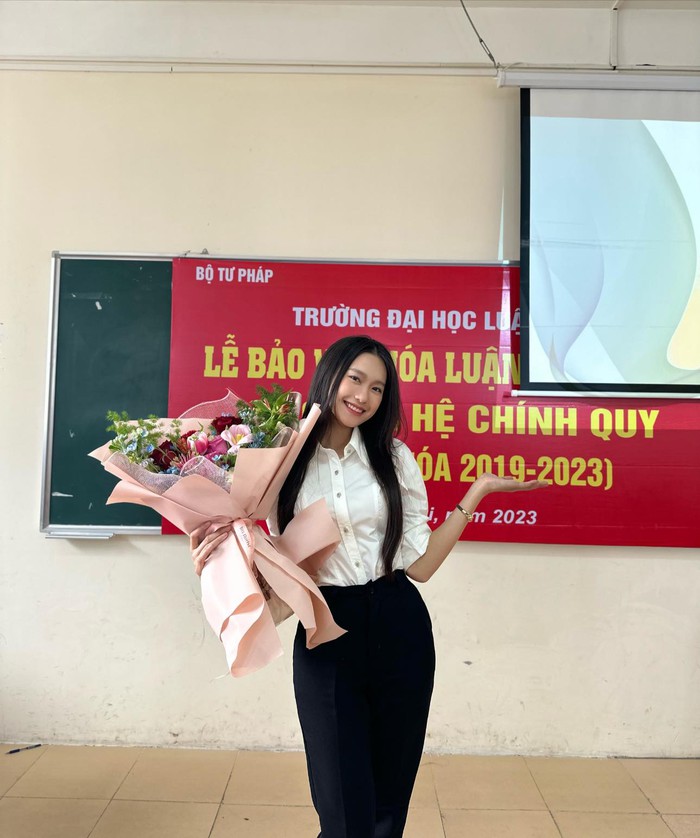 Doãn Hải My đăng status khoe bảo vệ khóa luận tốt nghiệp thành công, không quên cảm ơn một nhân vật quan trọng - Ảnh 1.