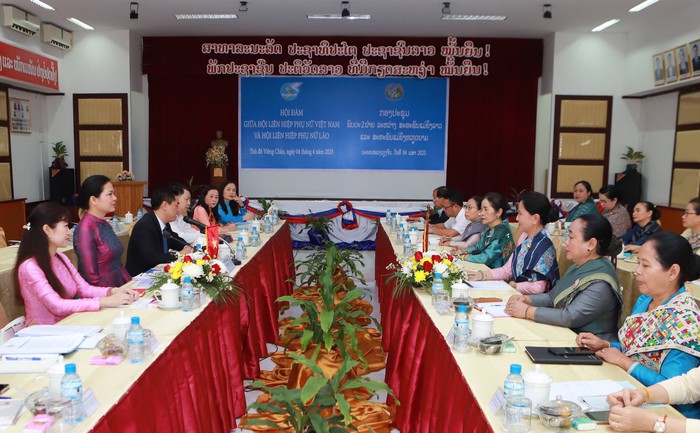 Phó Chủ tịch nước CHDCND Lào: Phụ nữ Việt – Lào hợp tác chặt chẽ, sát cánh bên nhau viết tiếp trang sử mới - Ảnh 4.