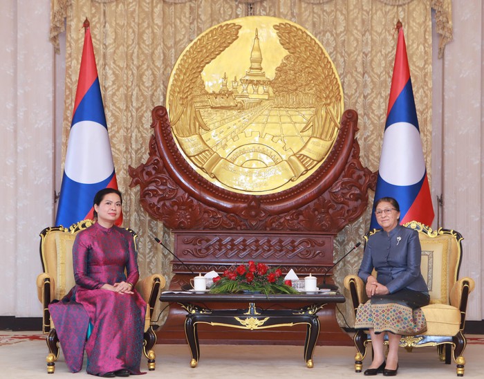 Phó Chủ tịch nước CHDCND Lào: Phụ nữ Việt – Lào hợp tác chặt chẽ, sát cánh bên nhau viết tiếp trang sử mới - Ảnh 1.