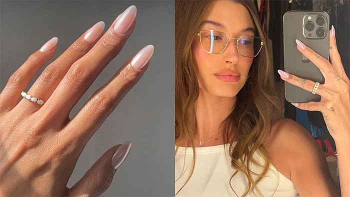 Ghét Hailey Bieber đến đâu thì người ta vẫn phải chạy theo 5 xu hướng nail do cô khởi xướng - Ảnh 1.