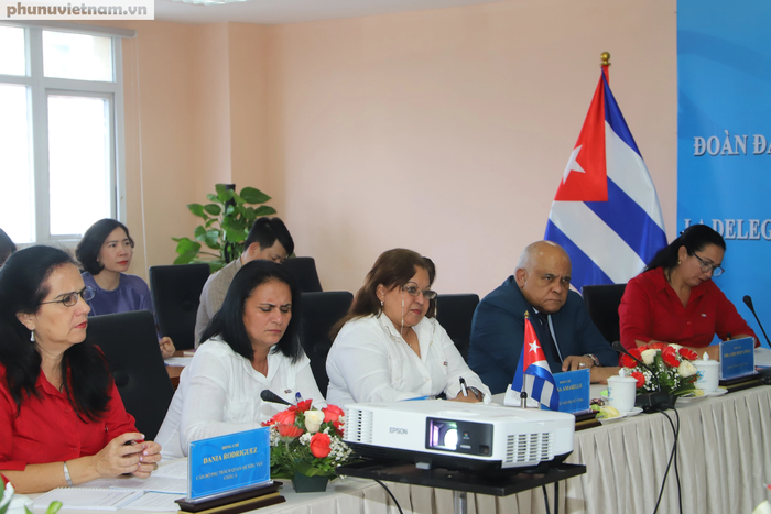 Hội LHPN Cuba thăm và làm việc với Trung ương Hội LHPN Việt Nam - Ảnh 2.
