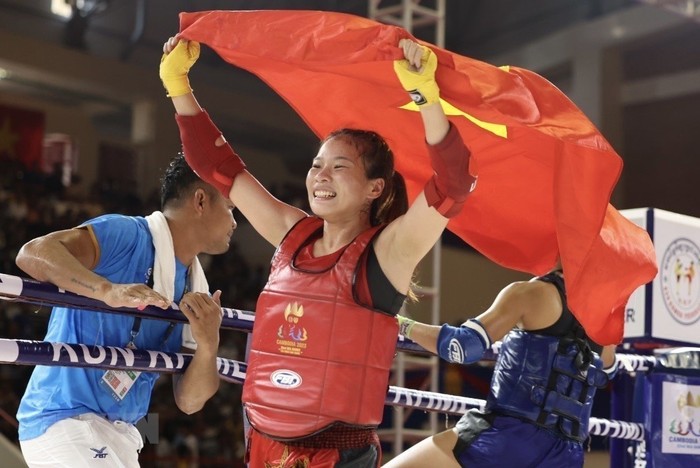 SEA Games 32: Các nữ vận động viên giành 5/6 Huy chương Vàng cho đoàn Việt Nam trong ngày 11/5 - Ảnh 5.