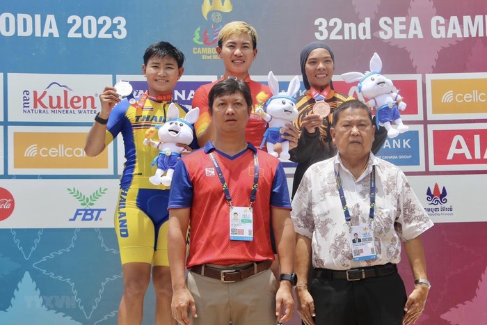 SEA Games 32: Các nữ vận động viên Aerobic, Xe đạp, Đua thuyền đoạt huy chương Vàng cho đoàn Việt Nam - Ảnh 4.
