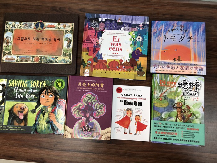 Một số đầu sách thiếu nhi Việt Nam được giới thiệu tại Hội sách