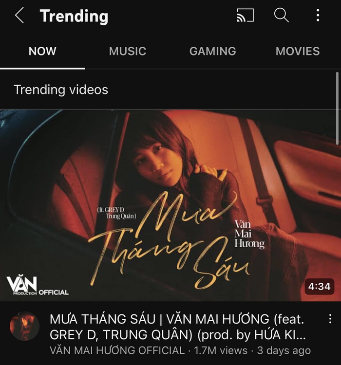 Buồn của Văn Mai Hương: đạt top 1 trending thì ngủ quên, sáng ra thì mất vào tay Rap Việt! - Ảnh 1.