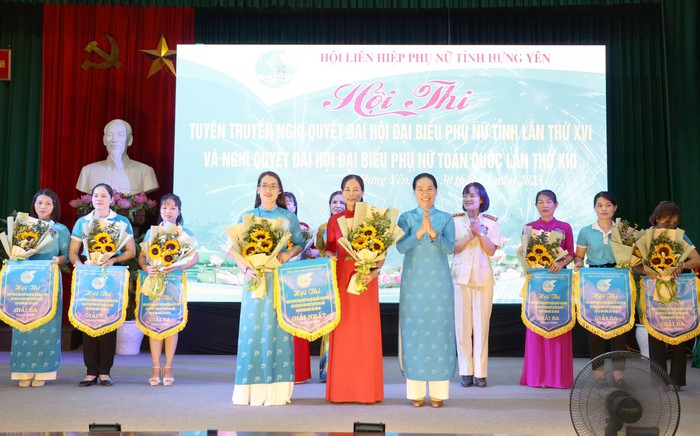 Hưng Yên: Nam giới tham gia thi tuyên truyền Nghị quyết Đại hội Phụ nữ toàn quốc - Ảnh 2.