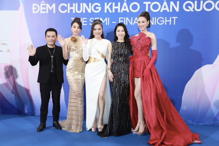 Tiểu Vy, Đỗ Hà cùng dàn Hoa - Á hậu đọ sắc trên thảm đỏ Chung khảo Miss World Vietnam - Ảnh 7.