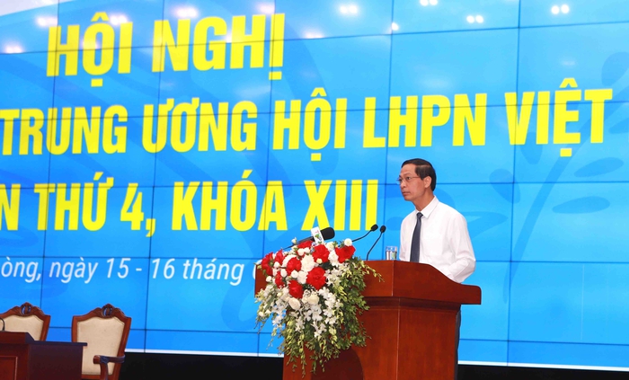 Khai mạc trọng thể Hội nghị Ban chấp hành TƯ Hội LHPN Việt Nam lần thứ 4, Khóa XIII - Ảnh 3.
