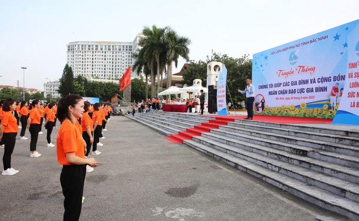 Bắc Ninh: Nâng cao nhận thức phòng chống bạo lực gia đình cho hội viên, phụ nữ  - Ảnh 1.