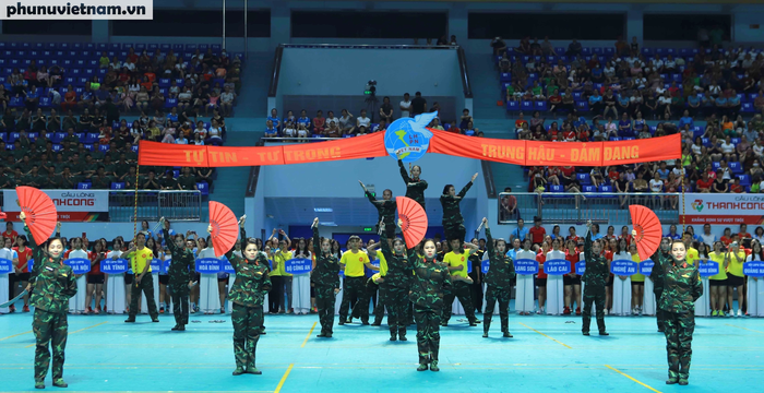Hội thi dân vũ và thể dục thể thao - lan tỏa vẻ đẹp, năng lực của phụ nữ Việt Nam - Ảnh 3.