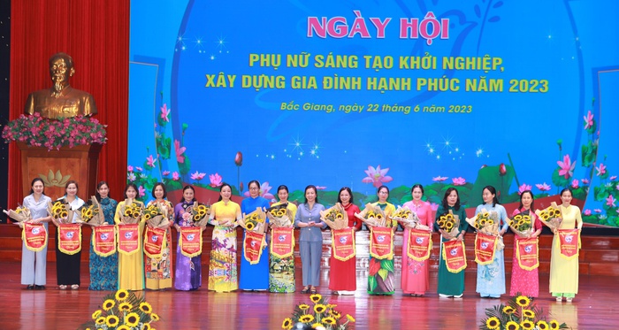 Bắc Giang: Ngày Hội phụ nữ sáng tạo khởi nghiệp, xây dựng gia đình hạnh phúc năm 2023 - Ảnh 1.