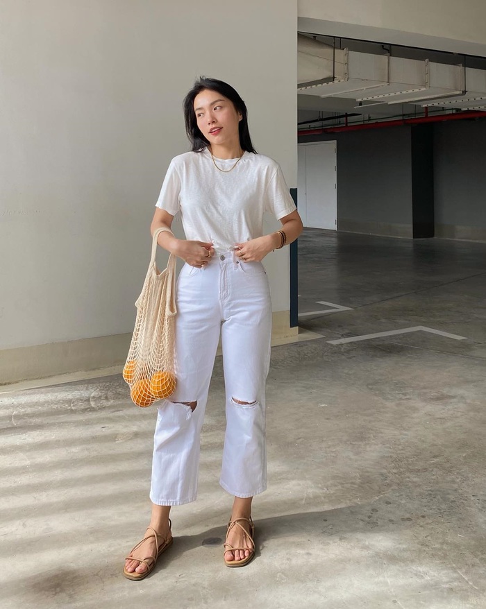 Mặc quần jeans ống đứng trẻ trung và tôn dáng như mỹ nhân Việt - Ảnh 10.