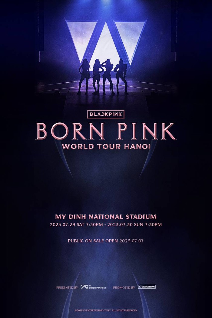 NÓNG: BLACKPINK công bố tour BORN PINK diễn ra tại Mỹ Đình - Hà Nội - Ảnh 1.