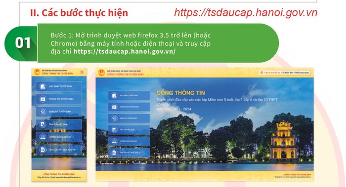 Hà Nội: Bắt đầu đăng ký tuyển sinh trực tuyến vào lớp 1 từ 00 giờ 00 ngày 1/7/2023 - Ảnh 2.