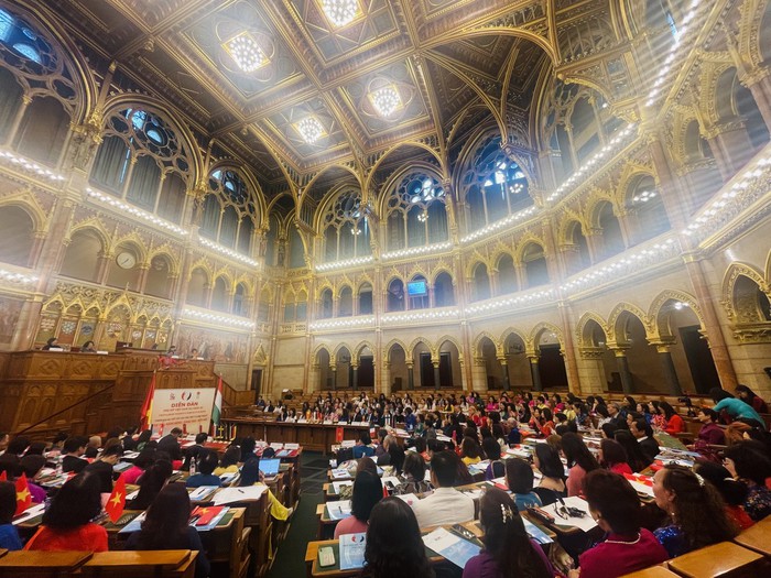 Diễn đàn Phụ nữ Việt Nam lần đầu tiên được tổ chức tại Nhà Quốc hội Hungary - Ảnh 3.