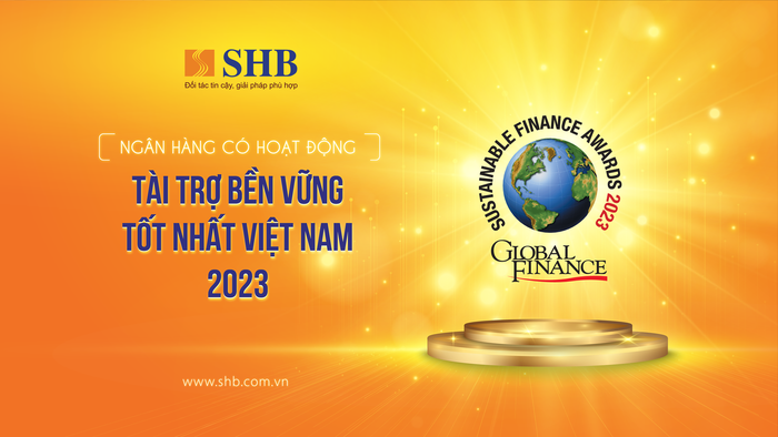 Global Finance vinh danh SHB là “Ngân hàng có hoạt động Tài trợ Bền vững tốt nhất” Việt Nam 2023 - Ảnh 1.