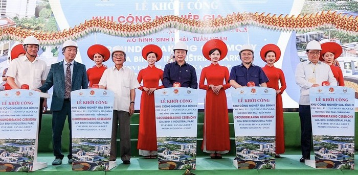Tập đoàn HANAKA: Khởi công dự án Khu công nghiệp Gia Bình II (Bắc Ninh) - Ảnh 1.