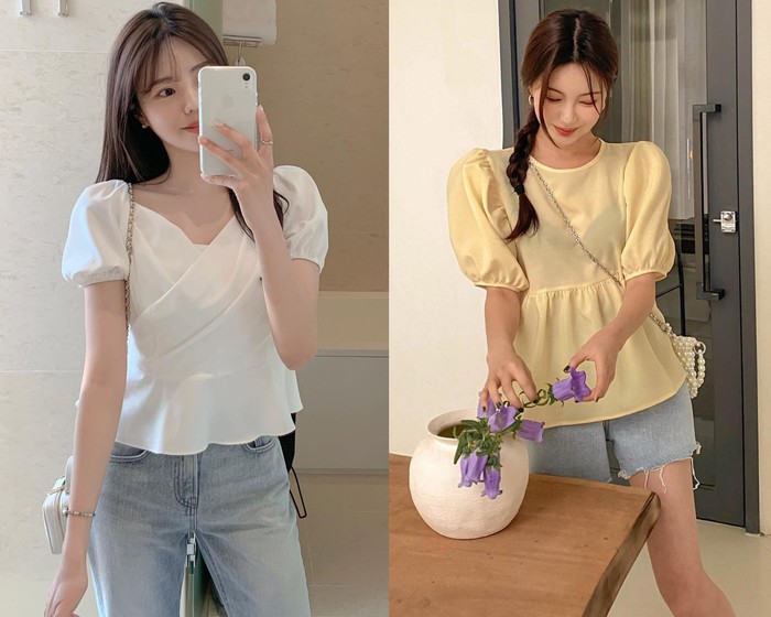 4 kiểu áo blouse cứ mặc là dáng thon - Ảnh 1.