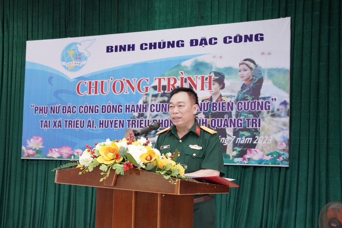 Phụ nữ Binh chủng Đặc công đồng hành cùng phụ nữ biên cương ở Quảng Trị - Ảnh 1.