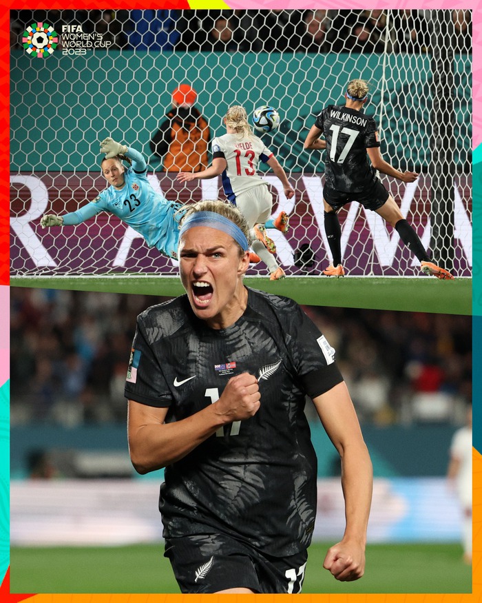 Bàn thắng đầu tiên của World Cup nữ 2023 vô cùng đẹp mắt, thuộc về chủ nhà New Zealand - Ảnh 2.