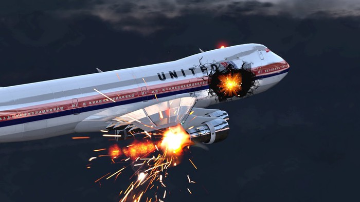 Máy bay phát nổ ở độ cao hơn 7.000 mét, khoang thương gia bị xé toạc khiến 9 người bị hút ra ngoài - Ảnh 2.