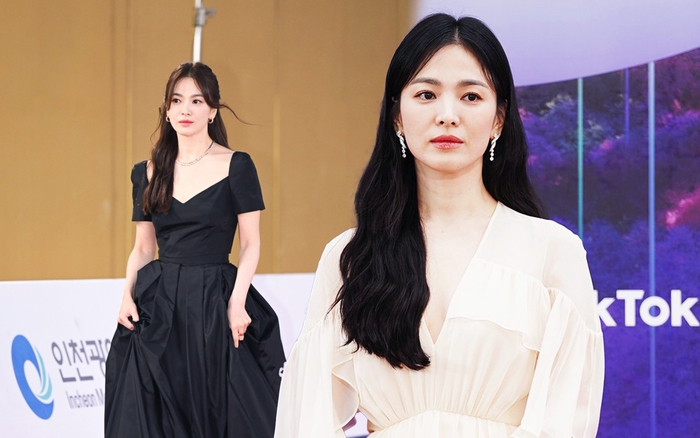 Đẳng cấp thời trang của Song Hye Kyo Mặc giản dị vẫn đẹp lu mờ đàn em   Báo Dân trí