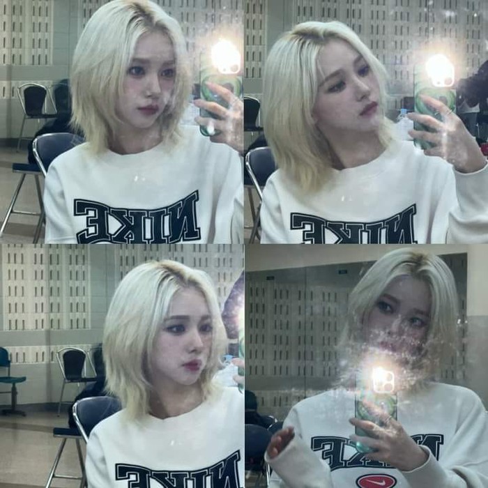Karina gây sốt với kiểu tóc mới, vừa giống Winter vừa giống Taeyeon - Ảnh 4.