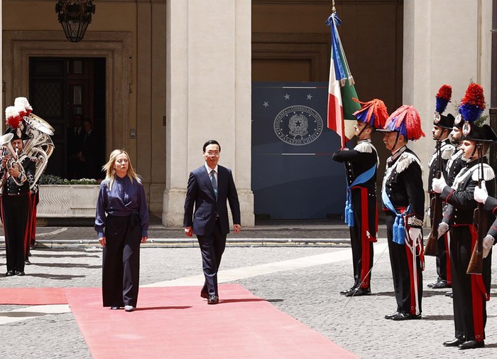 Chủ tịch nước Võ Văn Thưởng và Phu nhân thăm cấp Nhà nước tới Cộng hòa Italy - Ảnh 7.