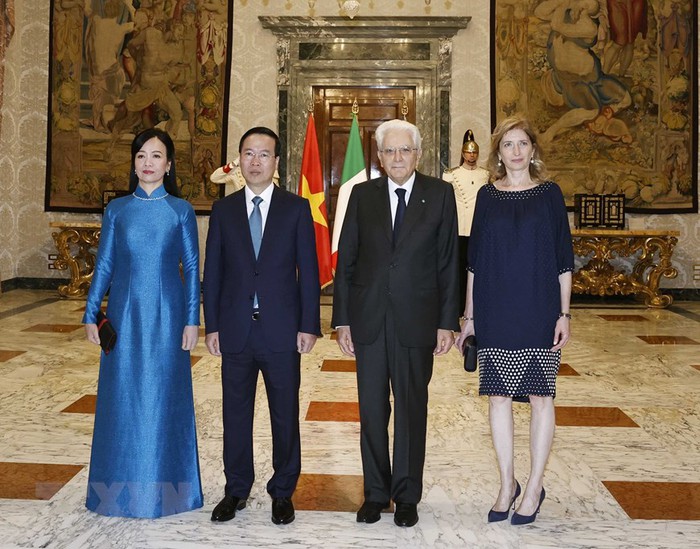 Chủ tịch nước Võ Văn Thưởng và Phu nhân thăm cấp Nhà nước tới Cộng hòa Italy - Ảnh 4.