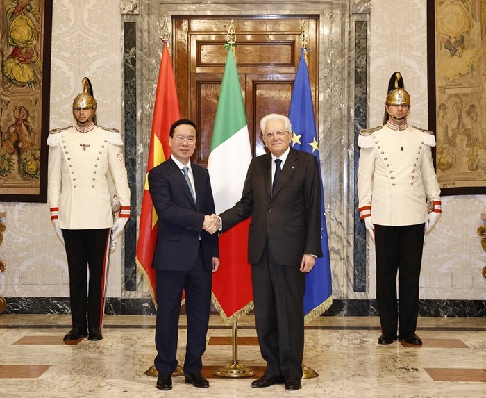 Chủ tịch nước Võ Văn Thưởng và Phu nhân thăm cấp Nhà nước tới Cộng hòa Italy - Ảnh 3.
