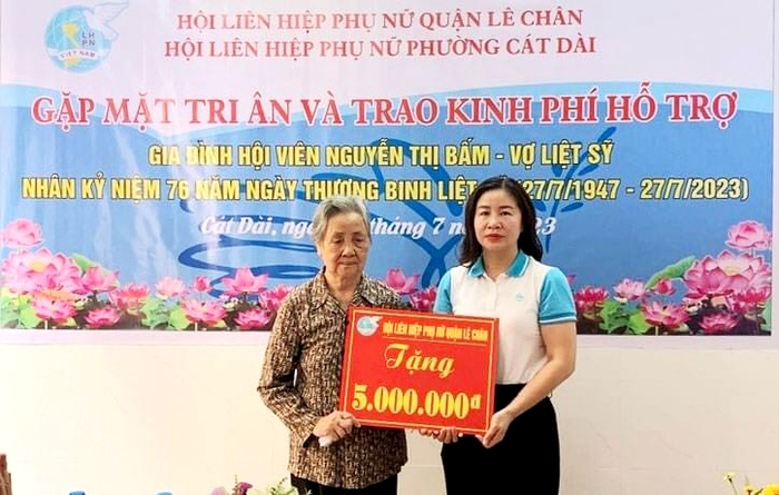 Hải Phòng: Gần 500 triệu đồng dành để tặng quà, tri ân ngày thương binh liệt sĩ 27/7 - Ảnh 2.