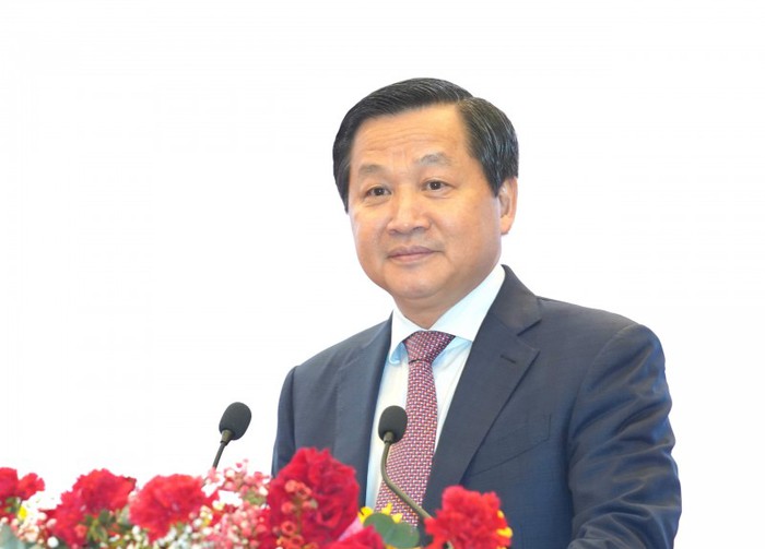 Phó Thủ tướng Lê Minh Khái phát biểu tại Đại hội Đại biểu Hiệp hội Doanh nghiệp nhỏ và vừa Việt Nam