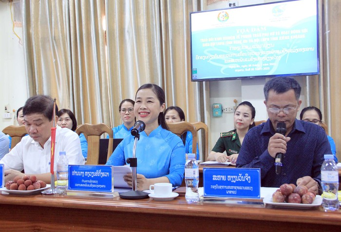 Tăng cường quan hệ hợp tác giữa Hội LHPN tỉnh Nghệ An và Hội LHPN tỉnh Xiêng Khoảng (Lào) - Ảnh 1.