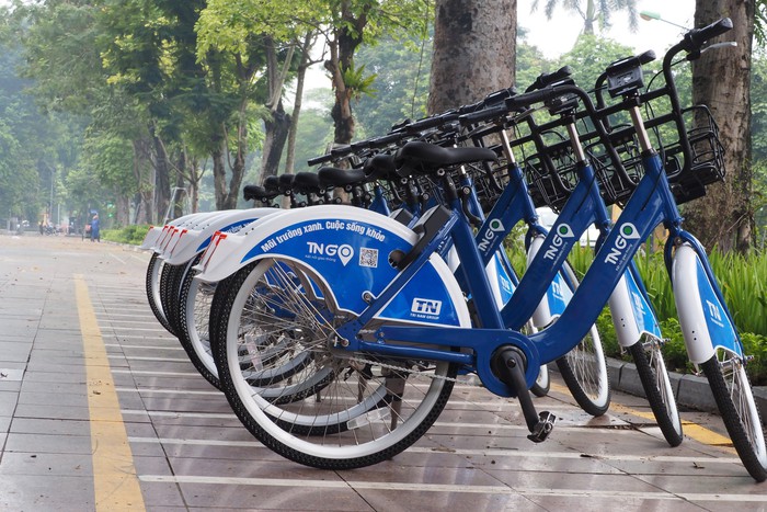 Những chiếc xe đạp công cộng đầu tiên xuất hiện tại Hà Nội - Ảnh 7.