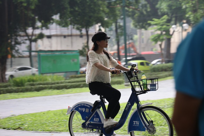 Những chiếc xe đạp công cộng đầu tiên xuất hiện tại Hà Nội - Ảnh 8.