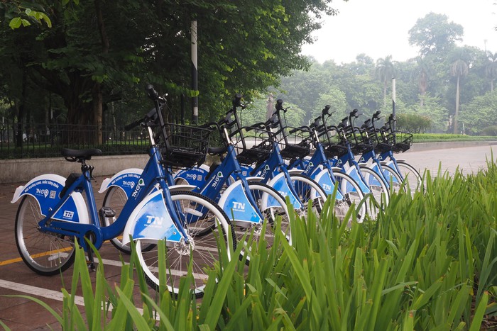 Những chiếc xe đạp công cộng đầu tiên xuất hiện tại Hà Nội - Ảnh 2.