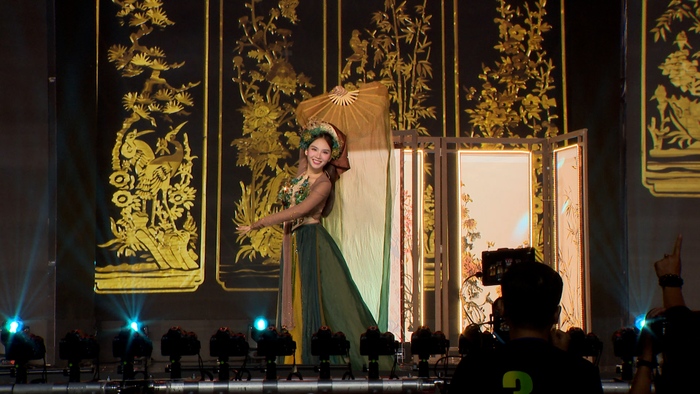 Hé lộ tạo hình Thiên Ân và dàn hậu trước giờ G đêm thi Trang phục dân tộc ở Miss Grand Vietnam  - Ảnh 4.