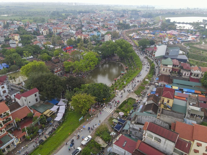 Toàn cảnh Gia Lâm từ trên cao, trước ngày lấy ý kiến nhân dân lên quận - Ảnh 6.